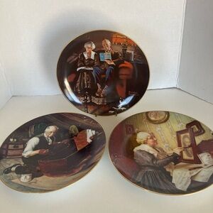 Norman Rockwell Collector’s  Vintage Plates
